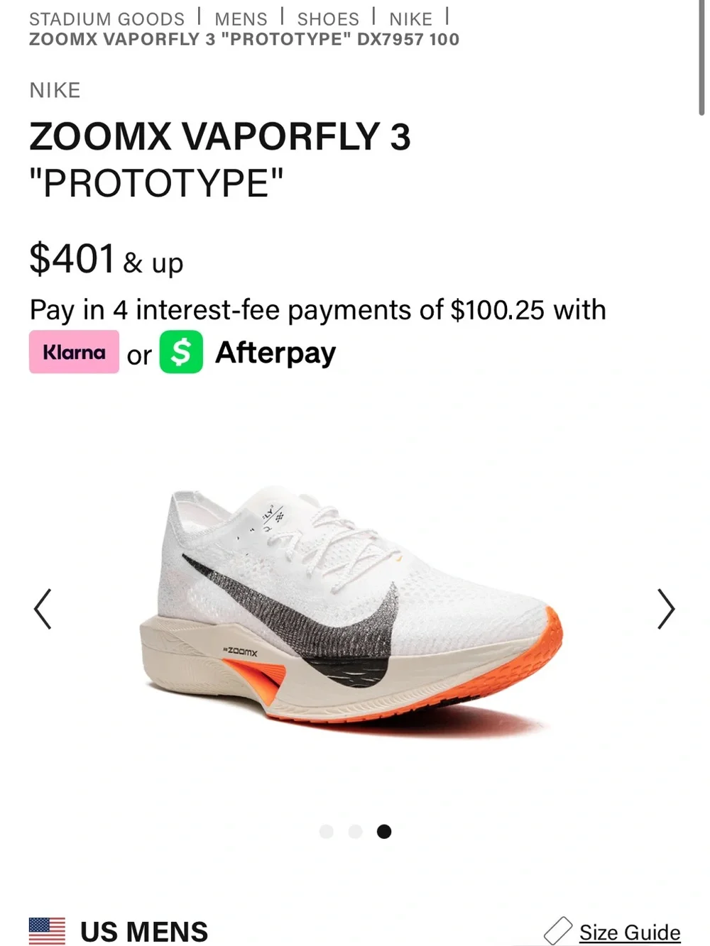 Nike ZoomX Vaporfly Next% 3 Prototype